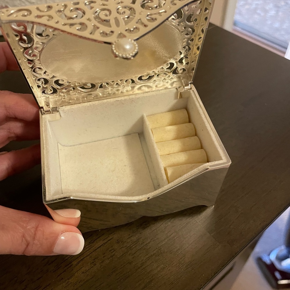 Jewelry Box. LMB initials